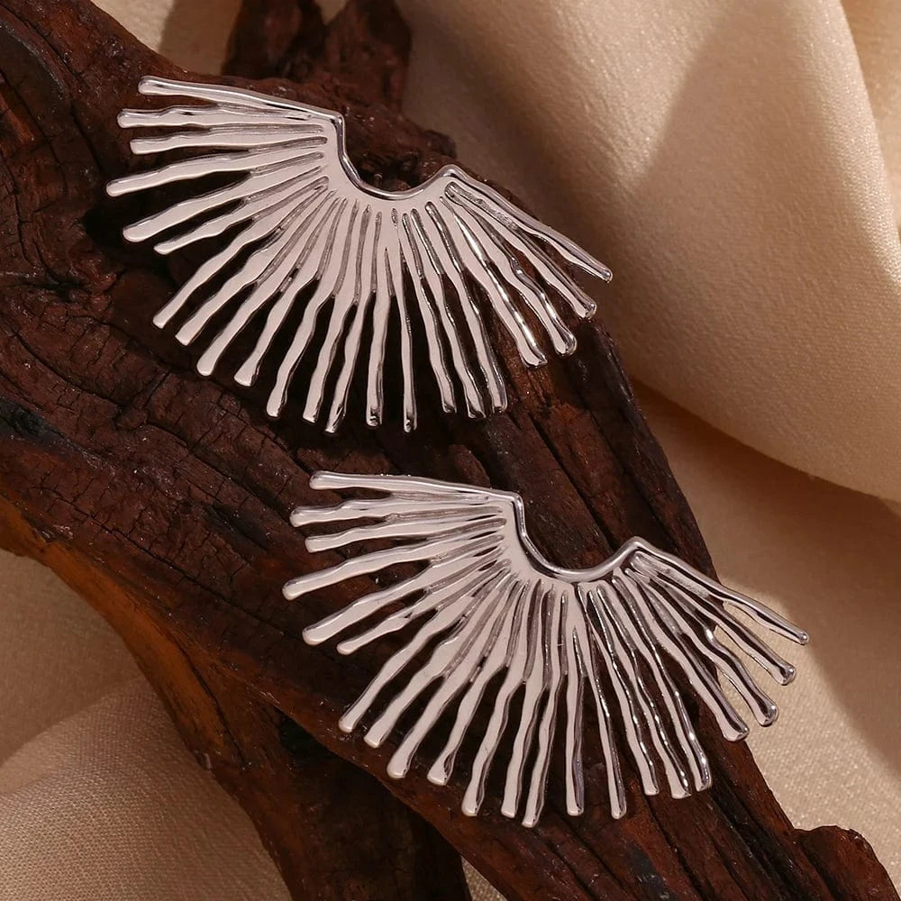 Exaggerated Street Jewelry Boho Stud Earrings Gold Plated Jewelry Stainless Steel Earrings Wholesale Bulk boucles d'oreilles