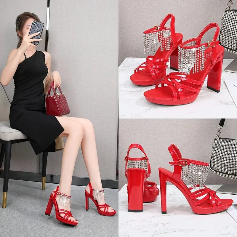 exotic pole dance wear luxury designer women sandals summer shoes women sandals new arrivals 2022 high heels shoes for women