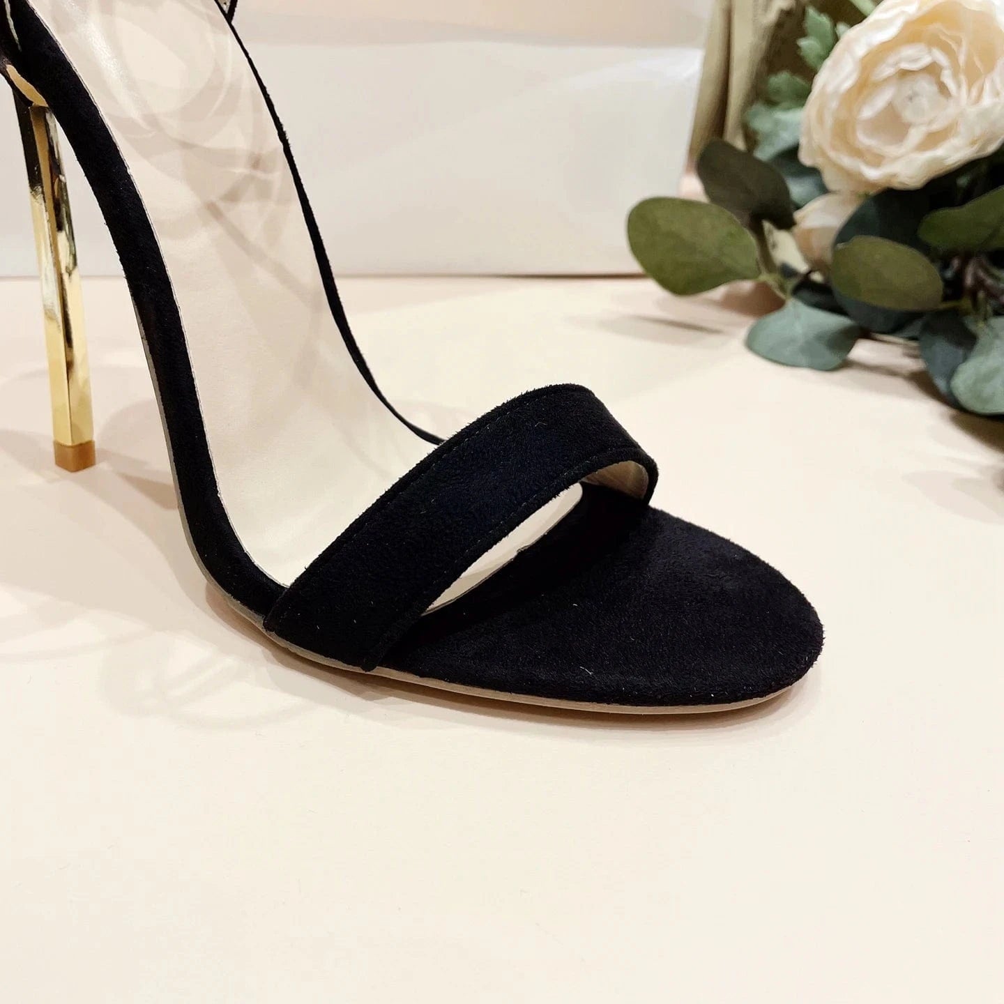 Extreme High Heels Sandals Sexy Pumps Metal Heel Peep Toe Slip On Fetish SM Cosplay Drag Queen Cross Dresser Unisex Shoes