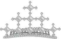 F15071549 LUOTEEMI Wholesale Fashion European Wedding Luxury CZ Crystal Bridal Accessories Hair Band Tiara Crown