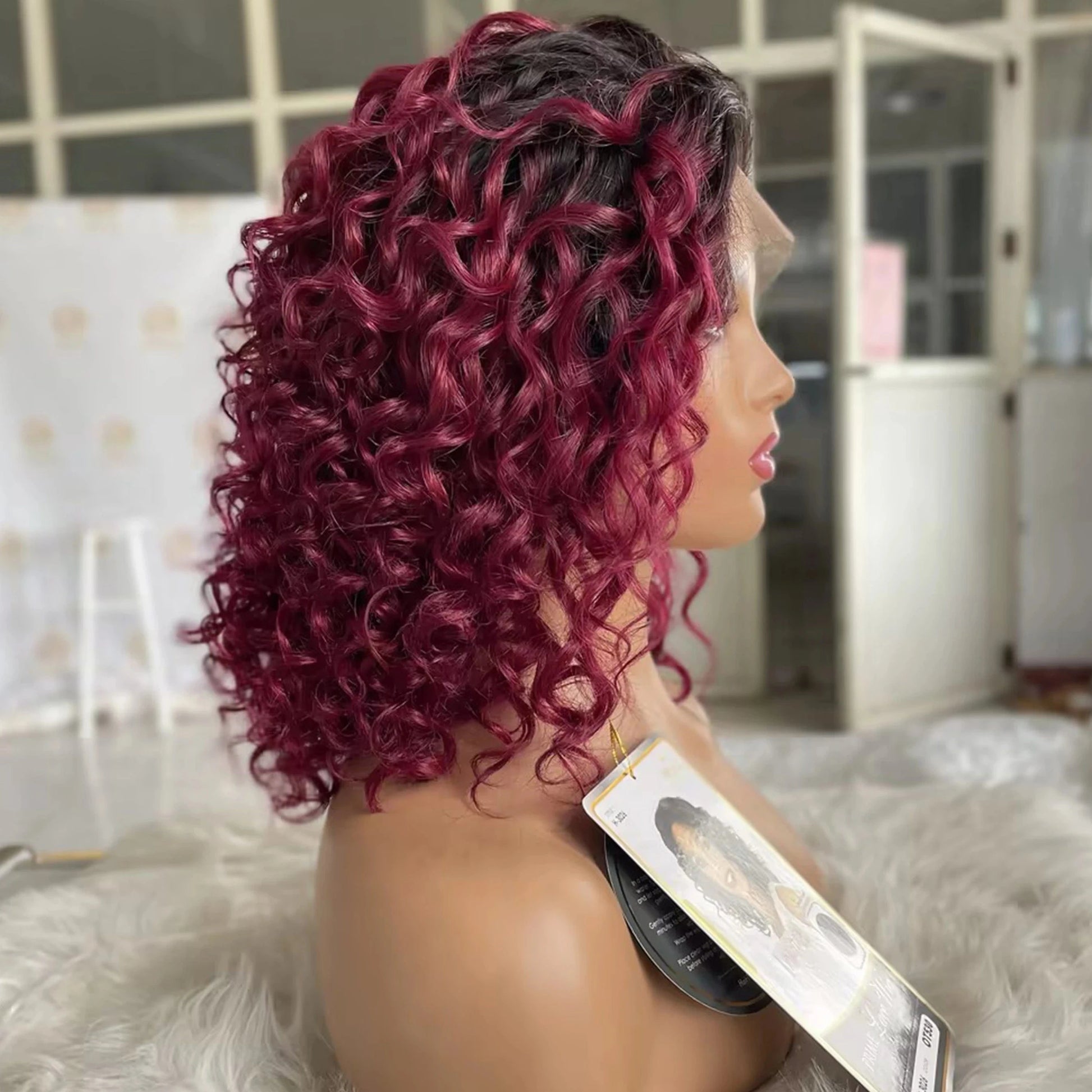 Factory Hot Style Summer Swiss Lace Raw Virgin Human Hair Silky Wave Short Perruque Pixie Cut Lace Front Wigs For Black Women