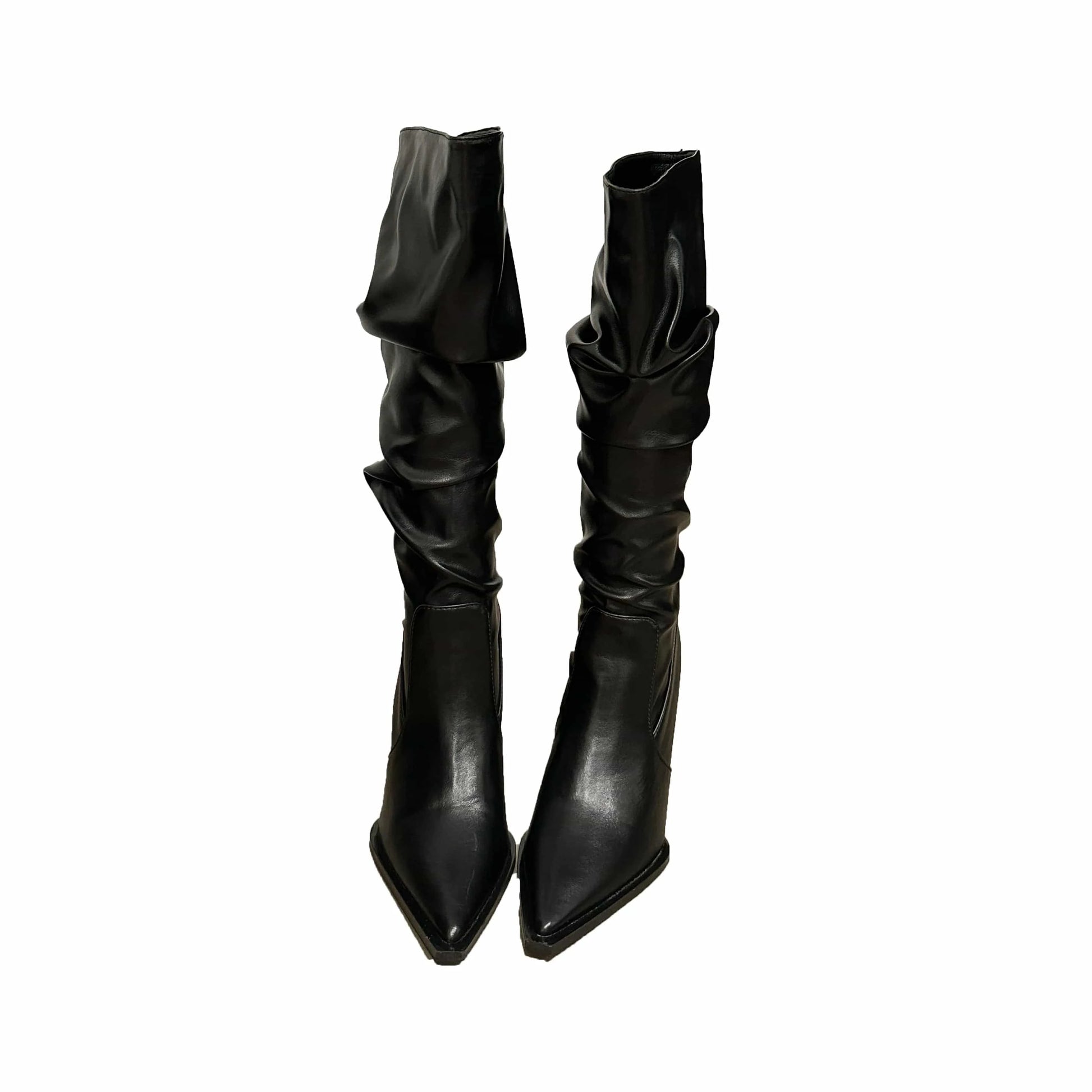Factory ready stock 2024 autumn and winter New pointed stiletto heel European and American fashion high heel boots