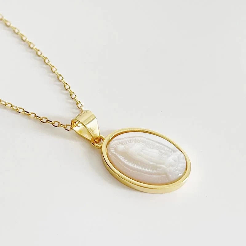 Factory Wholesale 925 Sterling Silver High Quality Maria Shape Pendant Necklace For Women Jewelry