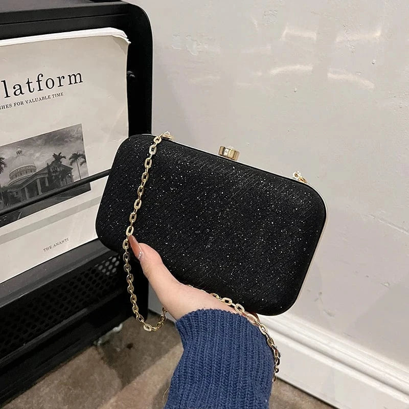 Factory wholesale Box Handbags 2024 Lady Fashion Chain Shoulder Bags Lady Design Party Purses For Woman