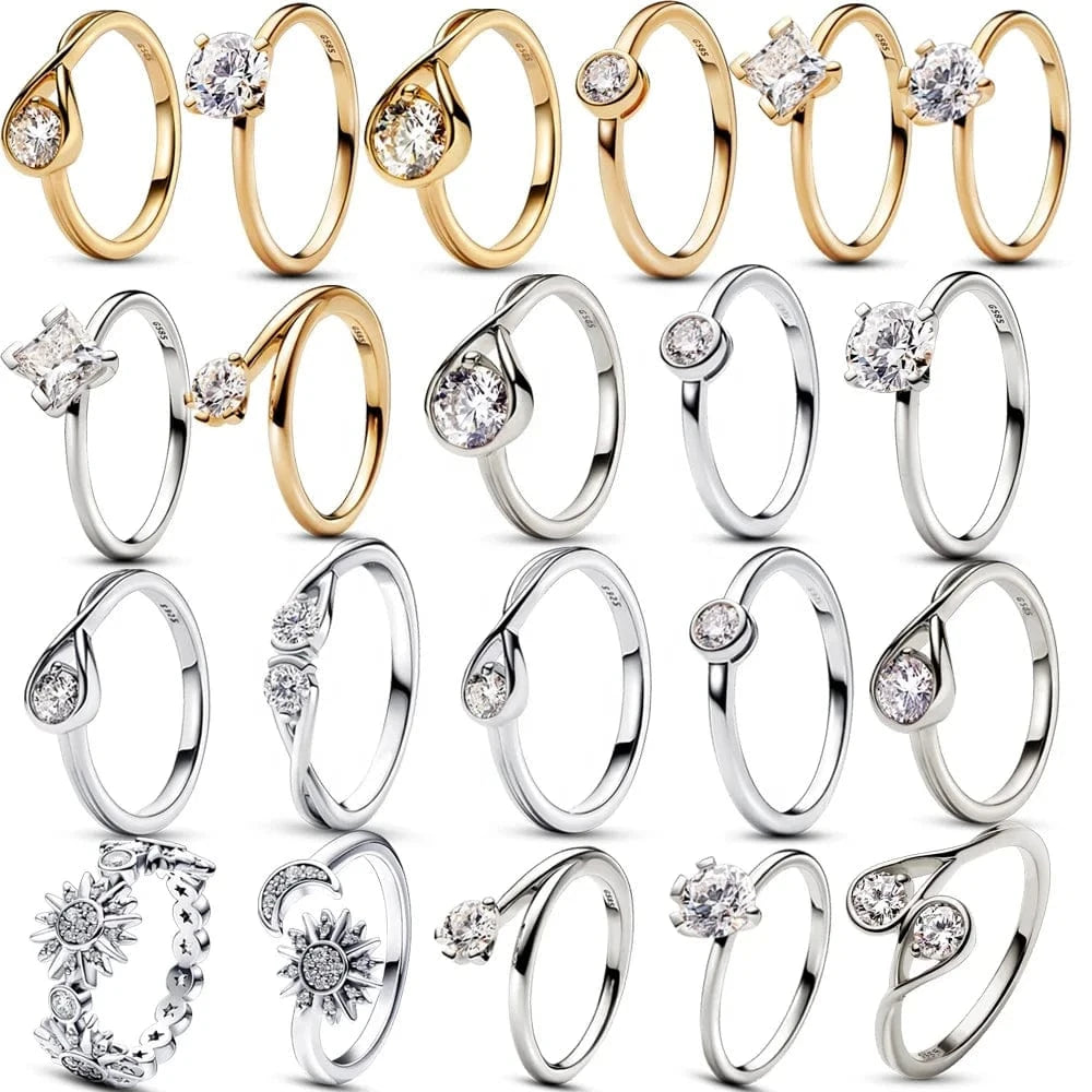 Factory wholesale high -quality vermiculite pure silver 925 popular fashion ring