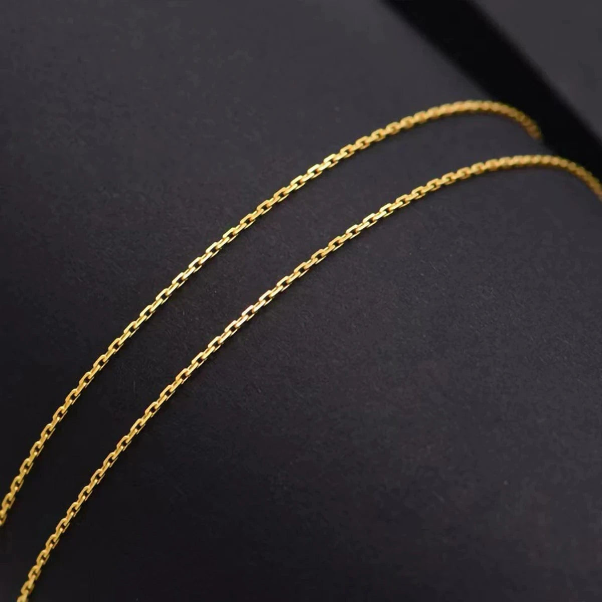 Factory Wholesale Price AU750  Men Women Girl Cross Necklace Chain 18K Real Gold Jewelry