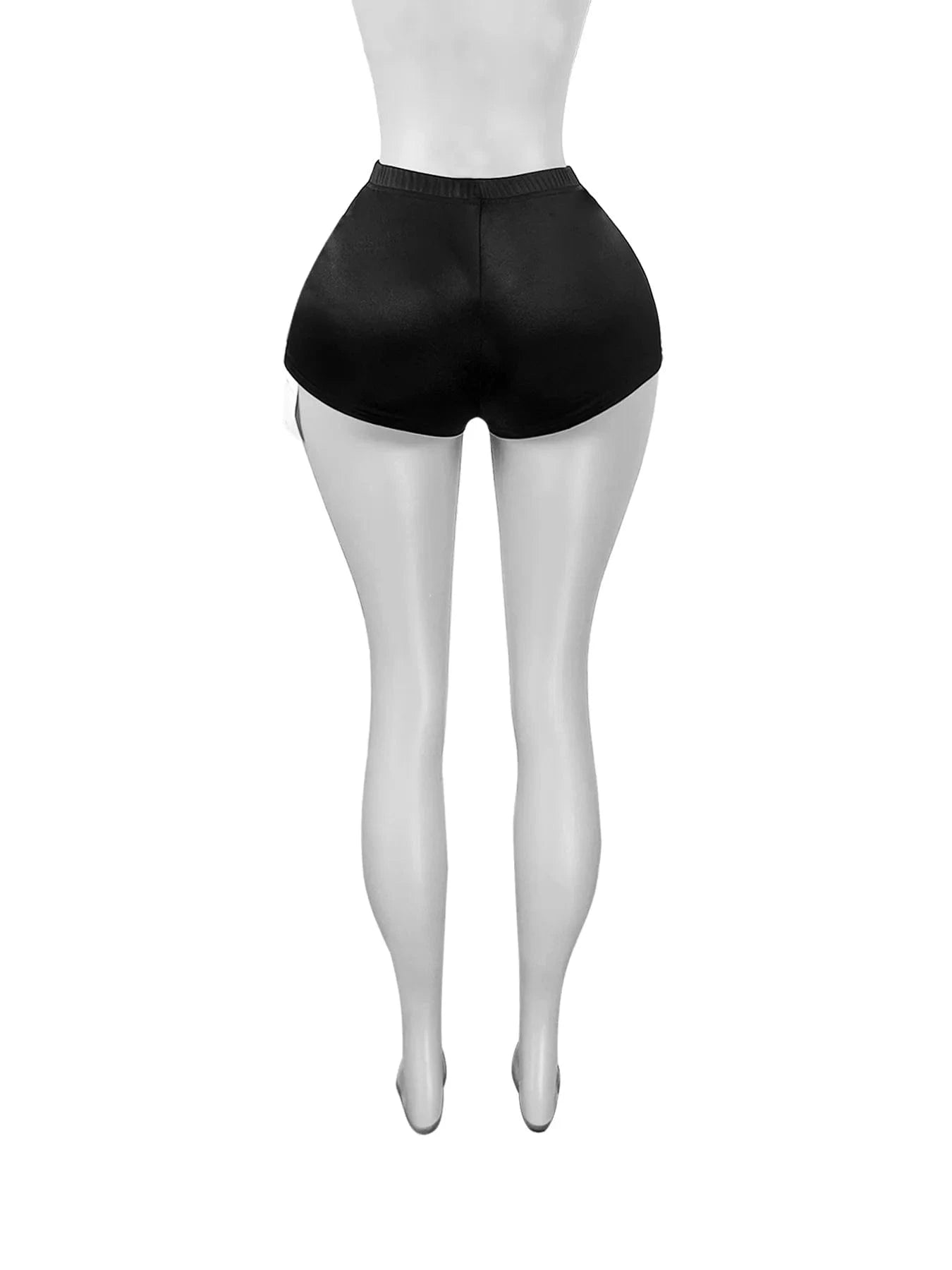 FAGADOER Y2k Sexy Bodycon Shorts for Woman Solid Color High Waist Elasticity Shorts Female Streetwear Bottoms 2025 Summer New