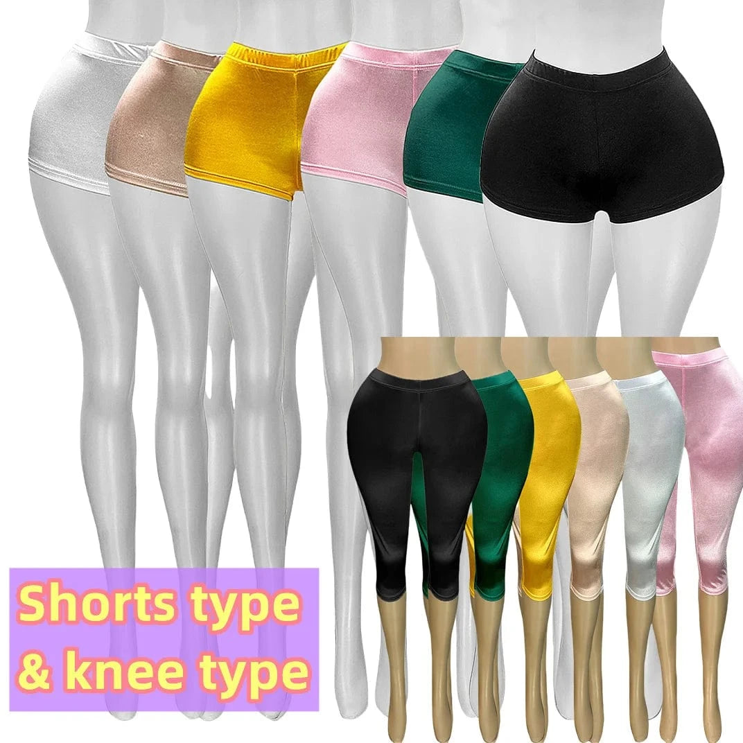 FAGADOER Y2k Sexy Bodycon Shorts for Woman Solid Color High Waist Elasticity Shorts Female Streetwear Bottoms 2025 Summer New
