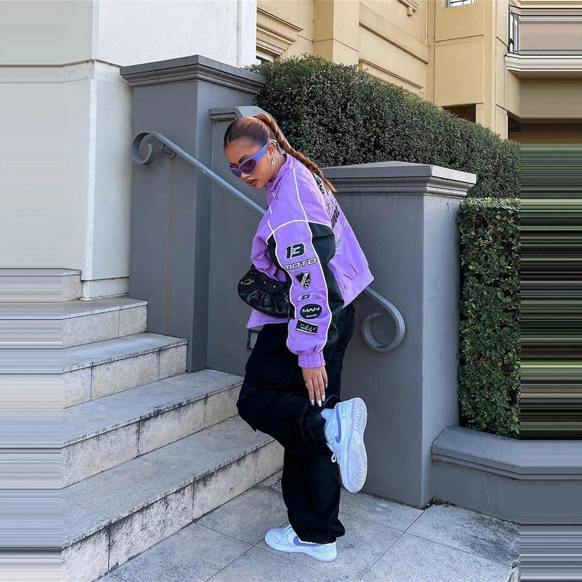 Fall 2022 Women Clothes Trendy Streetwear Letter Women Jackets Woman Baseball Loose Jacket for Mujer