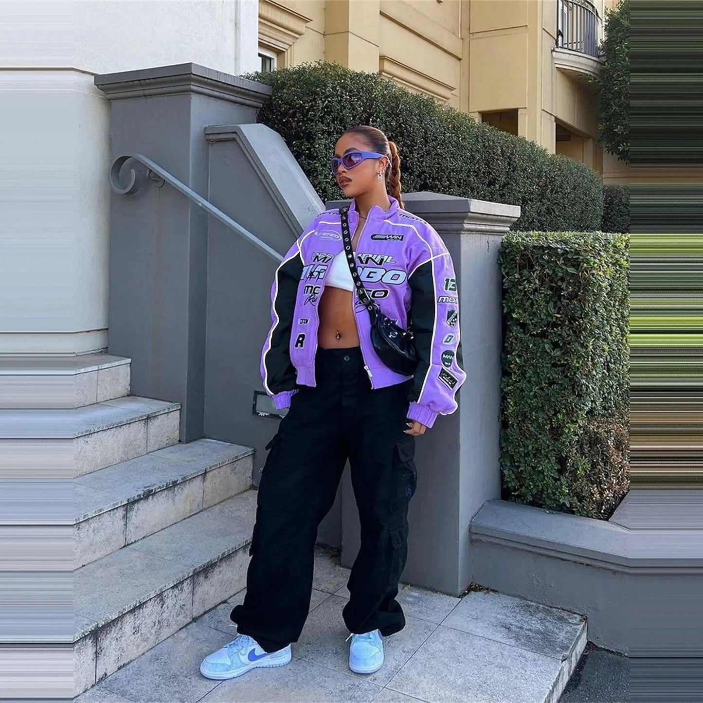 Fall 2022 Women Clothes Trendy Streetwear Letter Women Jackets Woman Baseball Loose Jacket for Mujer