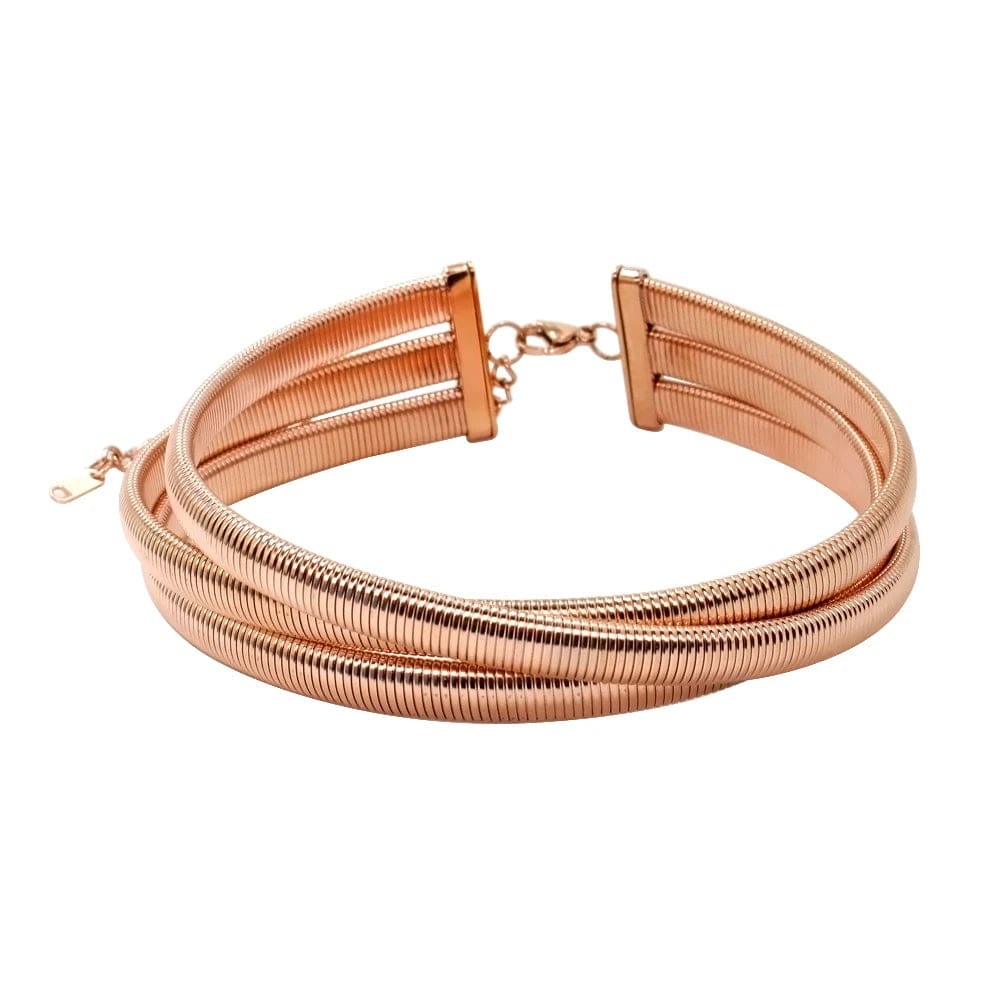 FANJIN Fashion Jewelry Choker Stainless Steel Short Necklace Women Gift Chains Beach Party Gifts Waterproof Wholesale