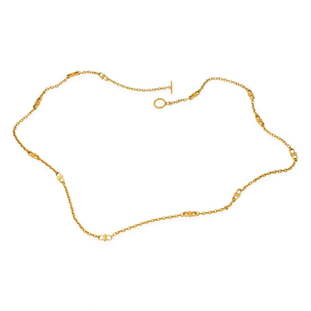 FANJIN Fashion long chain stainless steel necklace wrapped bracelets sweater chains necklaces jewelry