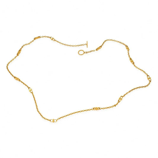 FANJIN Fashion long chain stainless steel necklace wrapped bracelets sweater chains necklaces jewelry