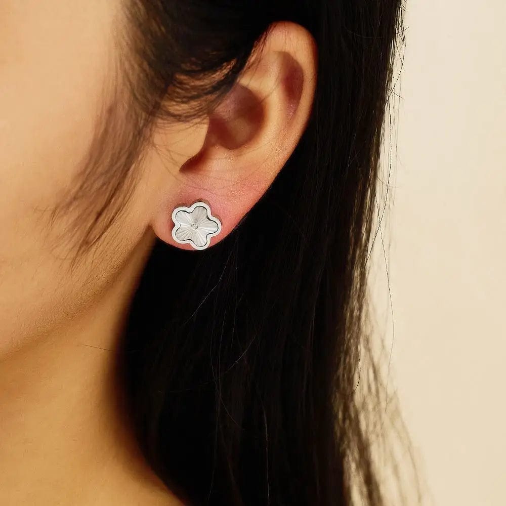 FANJIN Waterproof Non Tarnish Chunky 18k Gold Plated Women Aretes Acero Inoxidable Stainless Steel Fashion Jewelry Earrings