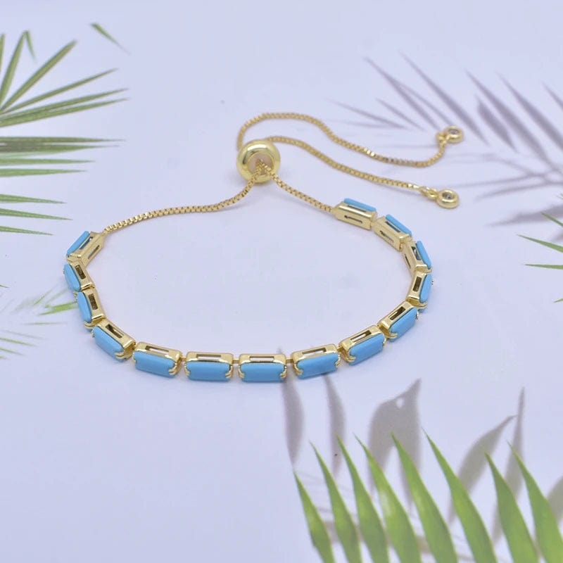 fashion / 1 Luxurious Crystal Bracelet Women Adjustable Charm Personalized Gift Luxury Quality 18K Gold Plated Fashion Jewelry