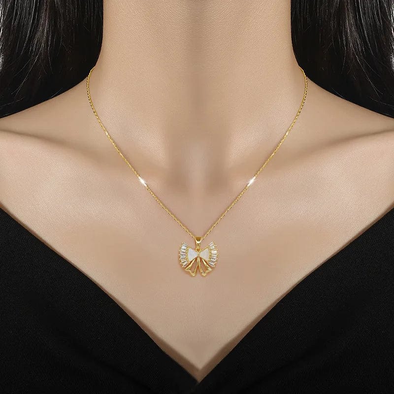 Fashion 18k Gold Plated Bow Jewelry Earrings Set Ribbon Bow Tie Stud Earrings Cute Bowknot Earrings Jewelry Gifts For Women