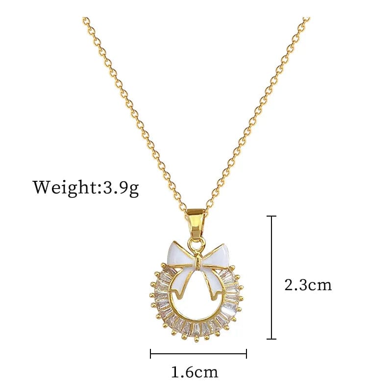 Fashion 18k Gold Plated Stainless Steel Butterfly Necklace Earrings Chain Charm Pendant Women Butterfly Jewelry Set