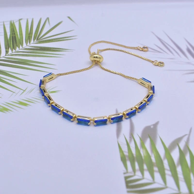fashion / 2 Luxurious Crystal Bracelet Women Adjustable Charm Personalized Gift Luxury Quality 18K Gold Plated Fashion Jewelry