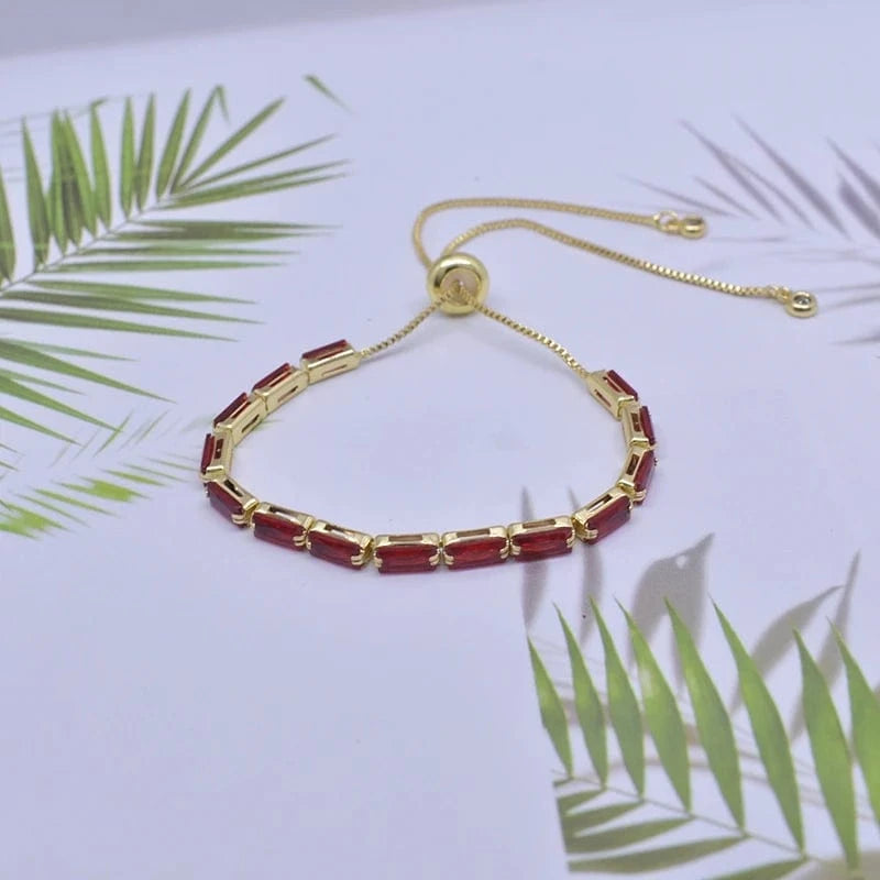 fashion / 3 Luxurious Crystal Bracelet Women Adjustable Charm Personalized Gift Luxury Quality 18K Gold Plated Fashion Jewelry