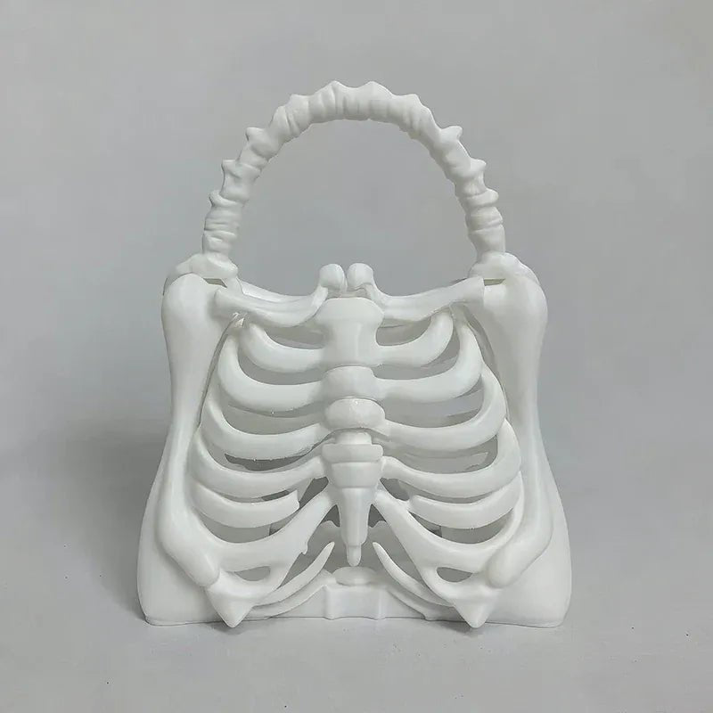 Fashion 3d Printed Skull Bag Creative Advanced Self - assembly Halloween Women Handbag Holiday Gift Accessory Texture Diy Handbag - SN Wigs & More
