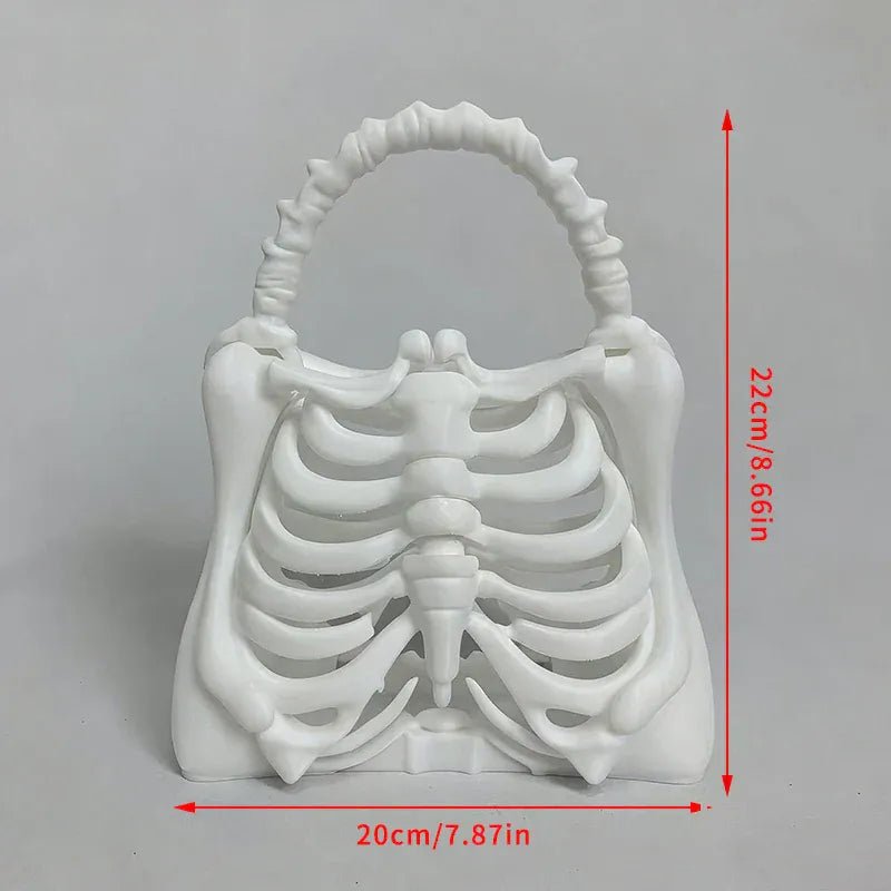 Fashion 3d Printed Skull Bag Creative Advanced Self - assembly Halloween Women Handbag Holiday Gift Accessory Texture Diy Handbag - SN Wigs & More