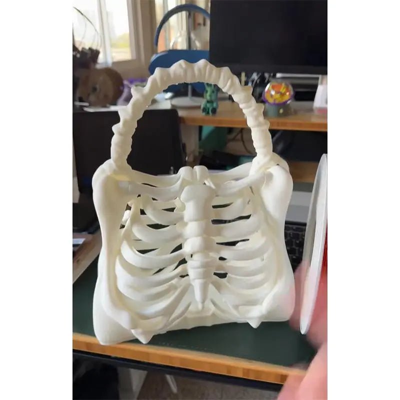 Fashion 3d Printed Skull Bag Creative Advanced Self - assembly Halloween Women Handbag Holiday Gift Accessory Texture Diy Handbag - SN Wigs & More