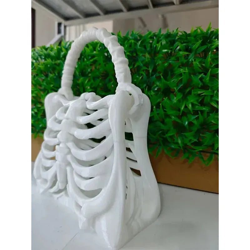 Fashion 3d Printed Skull Bag Creative Advanced Self - assembly Halloween Women Handbag Holiday Gift Accessory Texture Diy Handbag - SN Wigs & More