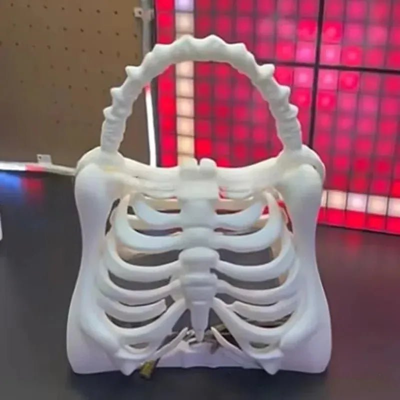 Fashion 3d Printed Skull Bag Creative Advanced Self - assembly Halloween Women Handbag Holiday Gift Accessory Texture Diy Handbag - SN Wigs & More