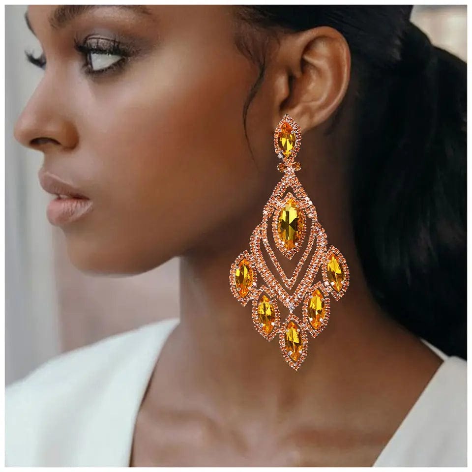 fashion / 8 OEM/ODM Fashion jewelry 2023 new arrival rhinestone earrings big flower plant Stud vintage silver plated fine jewelry earrings