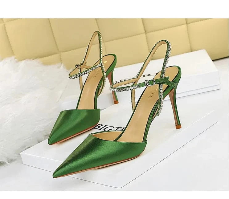Fashion banquet sexy women's shoes stiletto high heels stain pointed T-strap sandals clear heels shoes