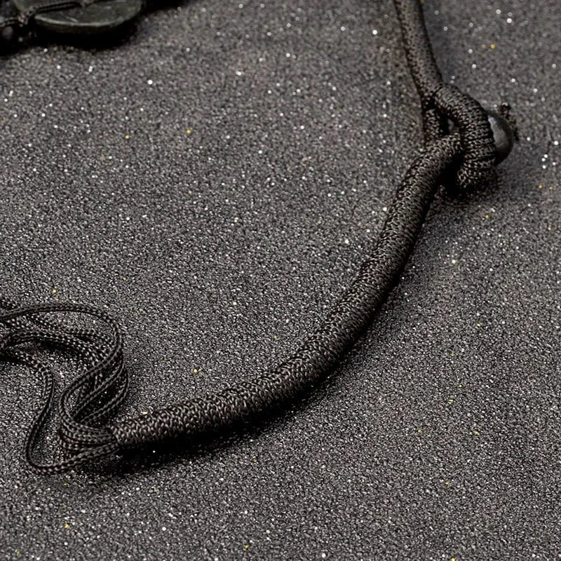 Fashion / Black Bohemian Coconut shell Wood Beads Necklaces for Women Ethnic Jewelry Handmade  Long Statement Necklace