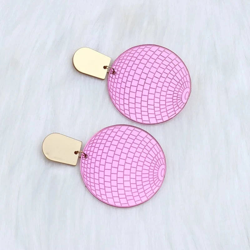 Fashion / C4 6 Colors Multicolor Ball Drop Earrings Colorful Acrylic Earrings Ears Jewelry For Woman Girls Gift Jewelry Statement Earrings