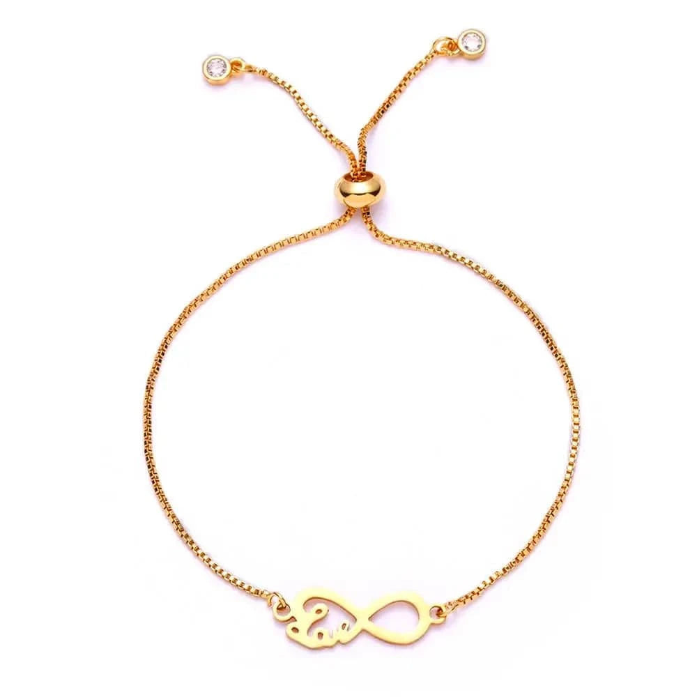 Fashion Charm Gold Stainless Steel Hollow Heart Butterfly Flower Music Note Women Bracelet