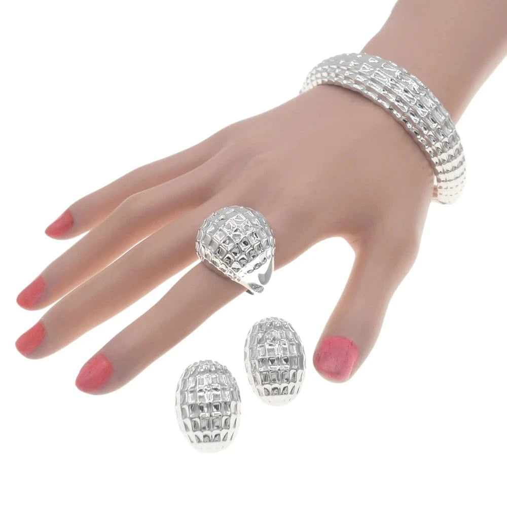 Fashion Copper Alloy 18K 24K Gold Bangles Bracelets Latest Wedding Party Gift Birthday Women Luxury Jewelry