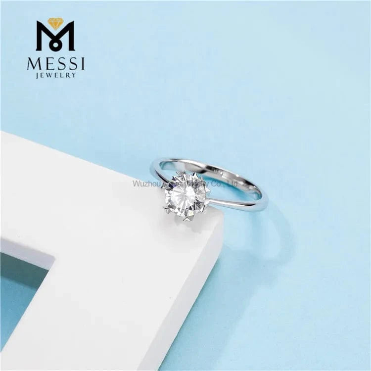 Fashion design snowflake bridal jewelry set 1 carat moissanite 925 sterling silver earring necklace jewelry set for women