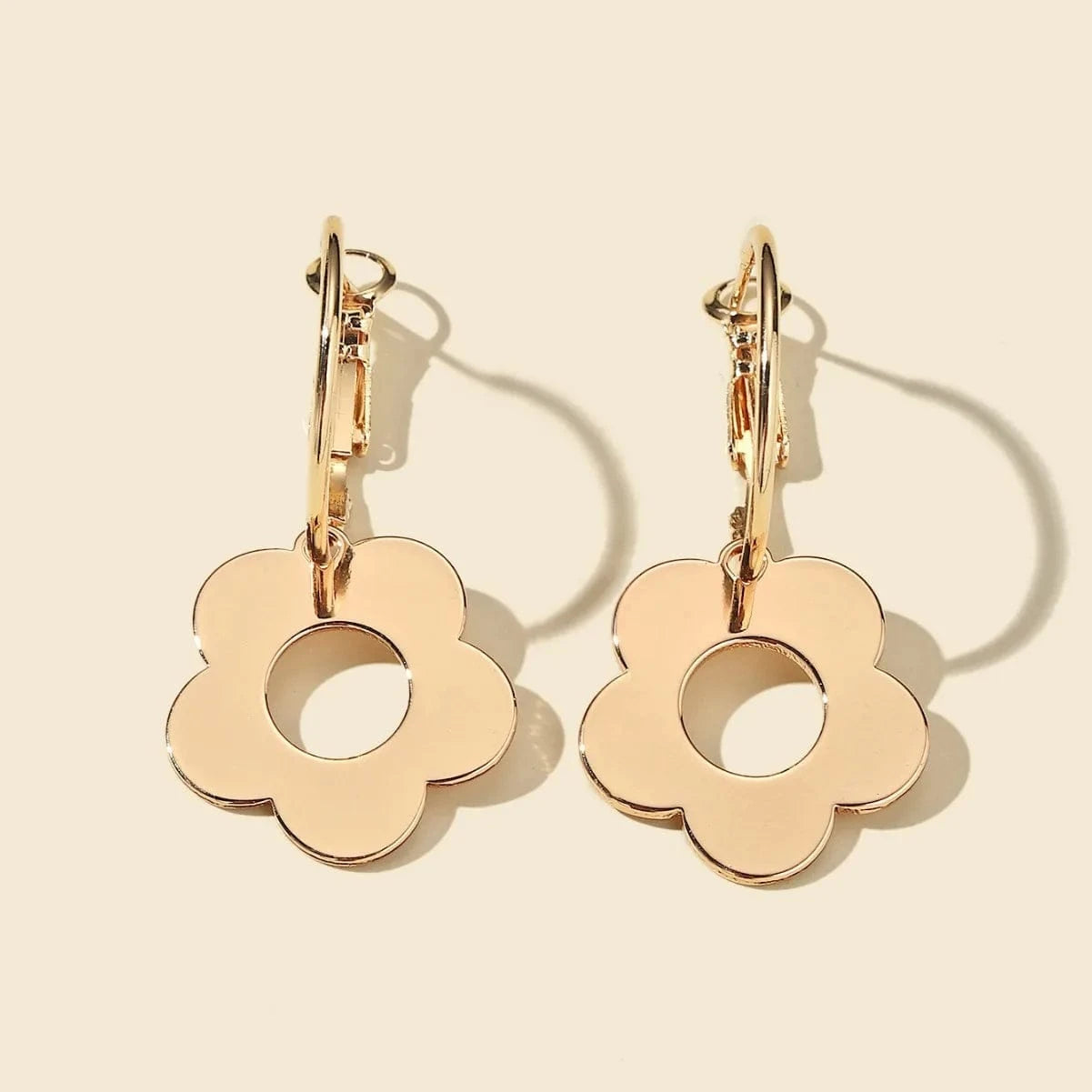 Fashion Earing 2024 Sweet Dangle Flower Earrings For Women Elegant Lady Vintage Drop Earring Jewelry