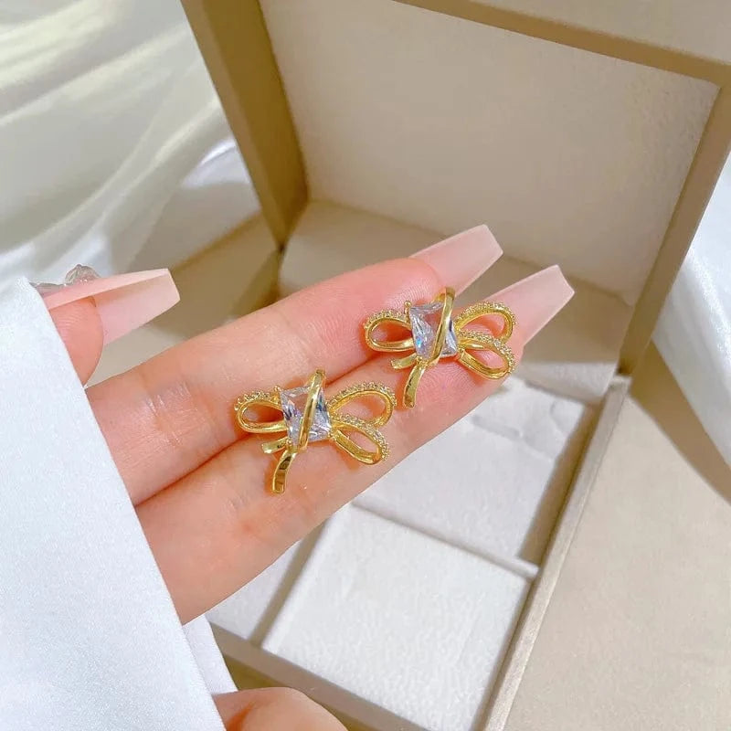 Fashion Frosted pearlsButterfly Pendant Necklace Earring Jewelry Set Gold Plated Fashion Style Jewelry