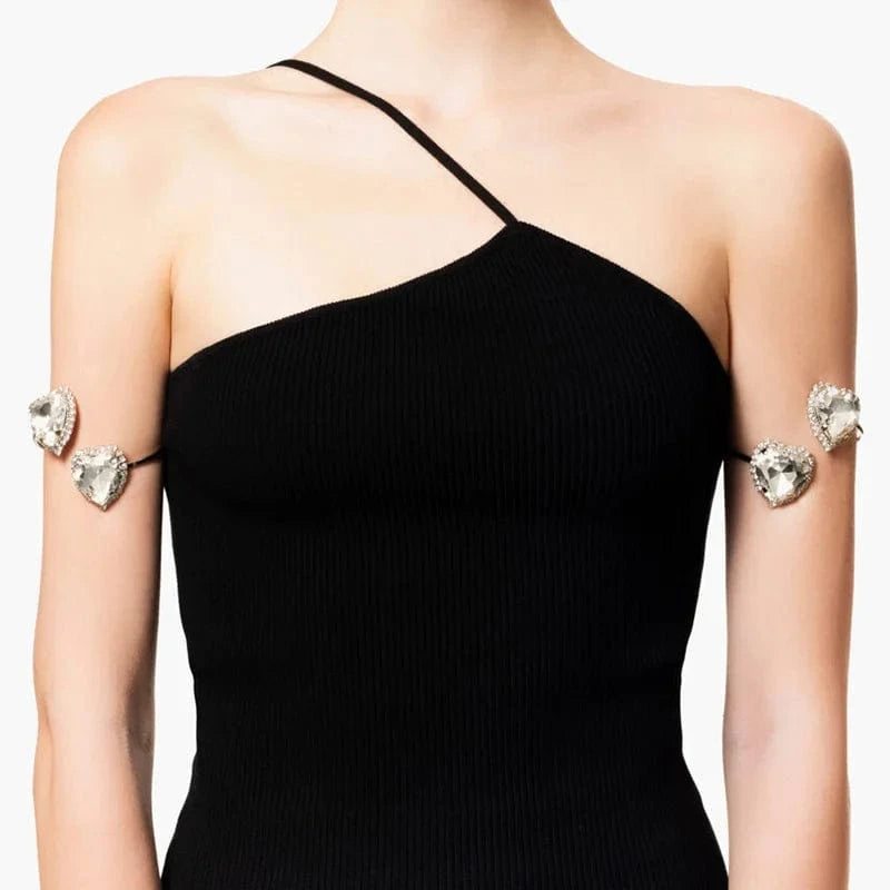 Fashion Heart Accessories Bracelet Capsule Heart Arm Jewelry for Women Unique Design Arm Chain