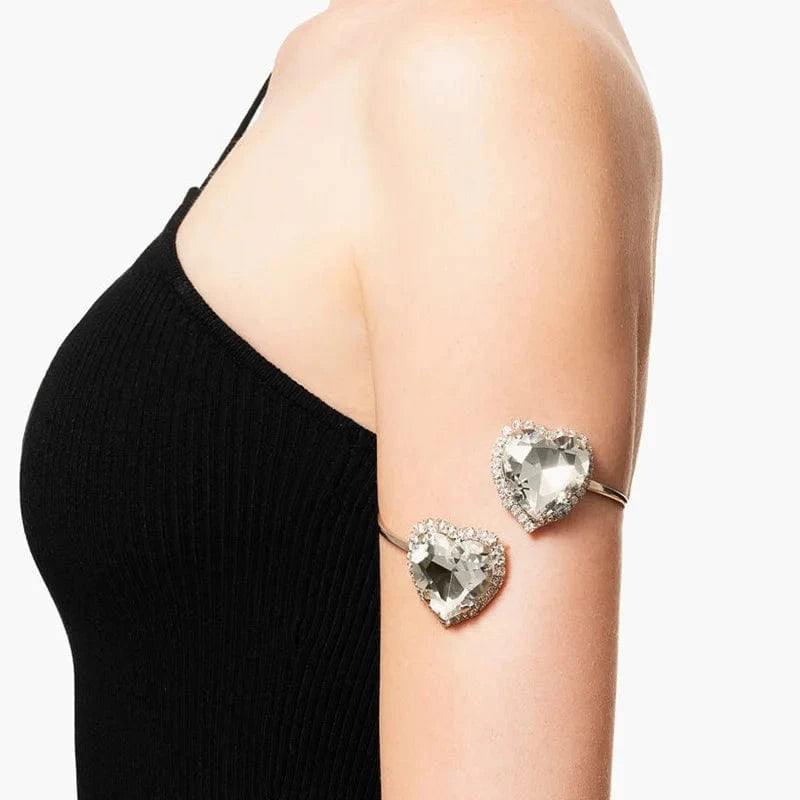 Fashion Heart Accessories Bracelet Capsule Heart Arm Jewelry for Women Unique Design Arm Chain