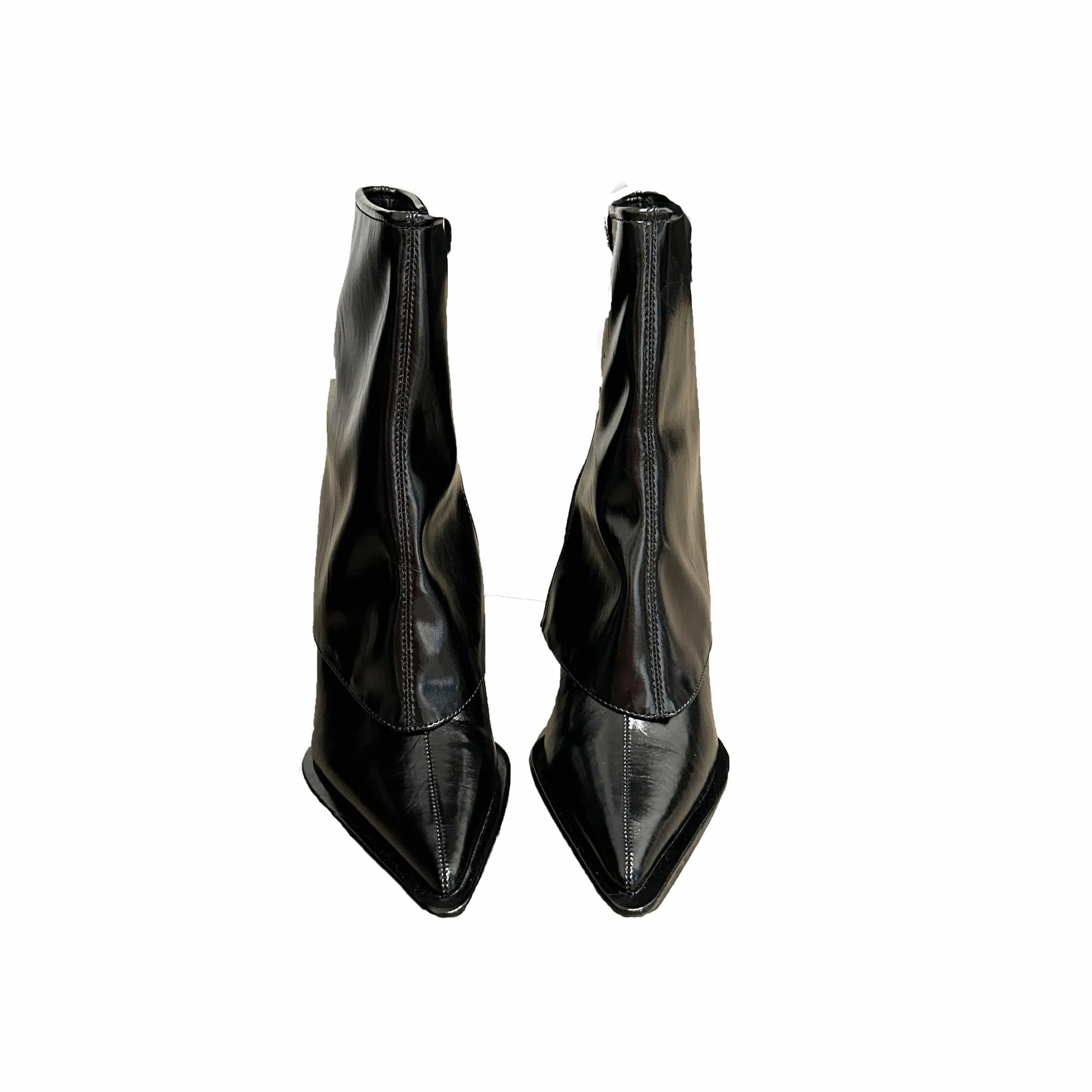 Fashion hot sale 2024 autumn and winter New pointed stiletto heel European and American fashion high heel short boots