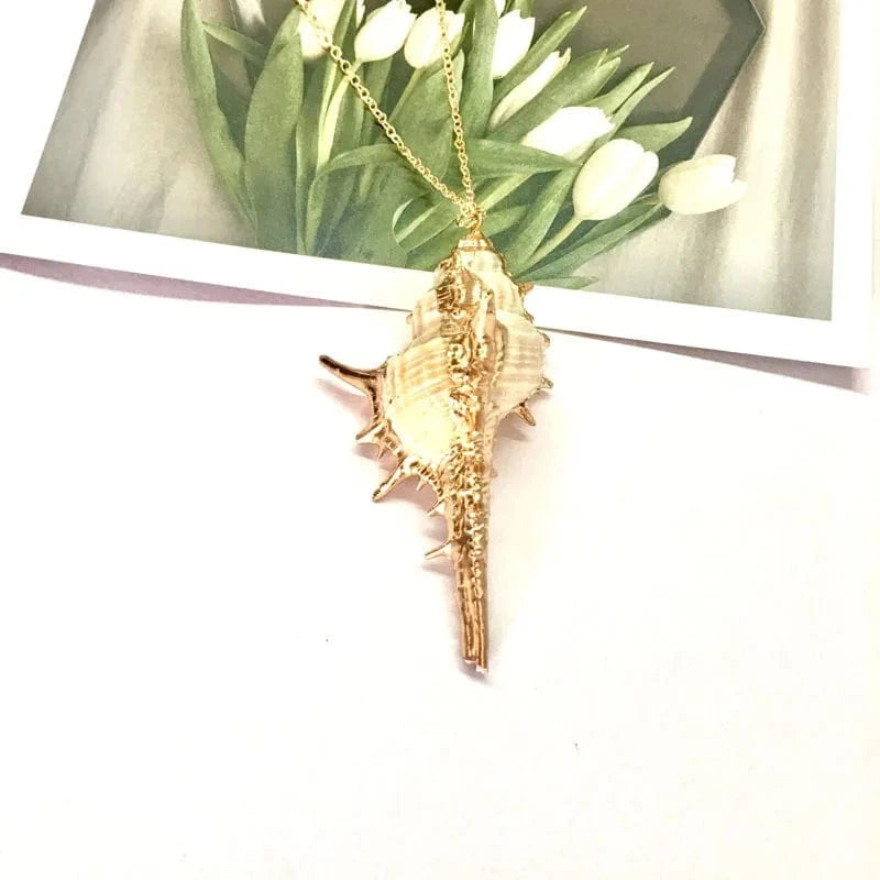 Fashion Hot Selling beach necklaces Natural Seashell Chokers Shell Scallop Pendant Boutique Necklace Jewelry for Women