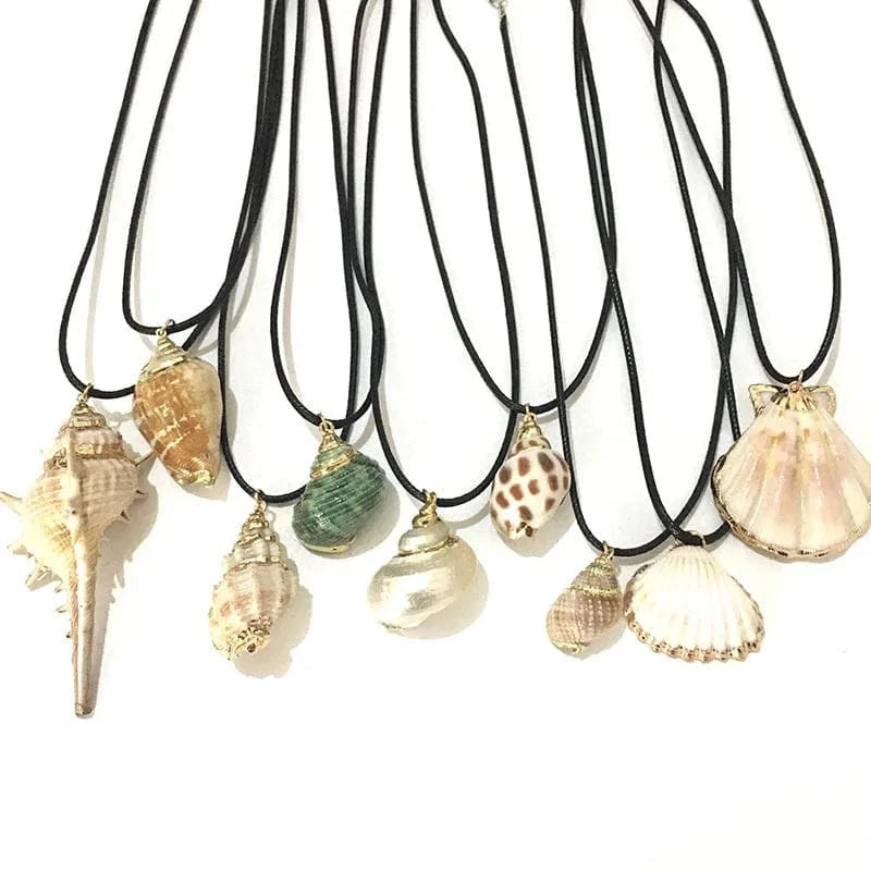 Fashion Hot Selling beach necklaces Natural Seashell Chokers Shell Scallop Pendant Boutique Necklace Jewelry for Women