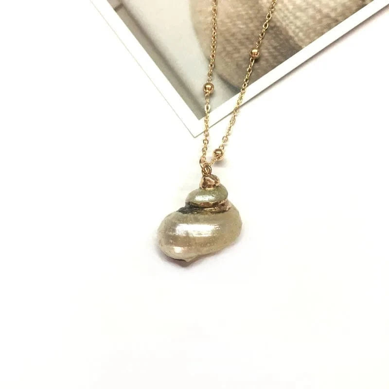 Fashion Hot Selling beach necklaces Natural Seashell Chokers Shell Scallop Pendant Boutique Necklace Jewelry for Women