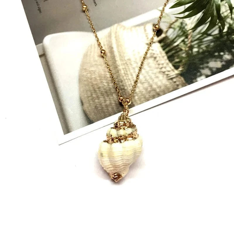 Fashion Hot Selling beach necklaces Natural Seashell Chokers Shell Scallop Pendant Boutique Necklace Jewelry for Women