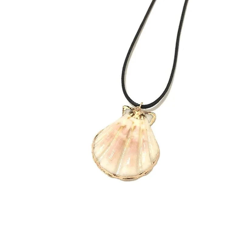 Fashion Hot Selling beach necklaces Natural Seashell Chokers Shell Scallop Pendant Boutique Necklace Jewelry for Women