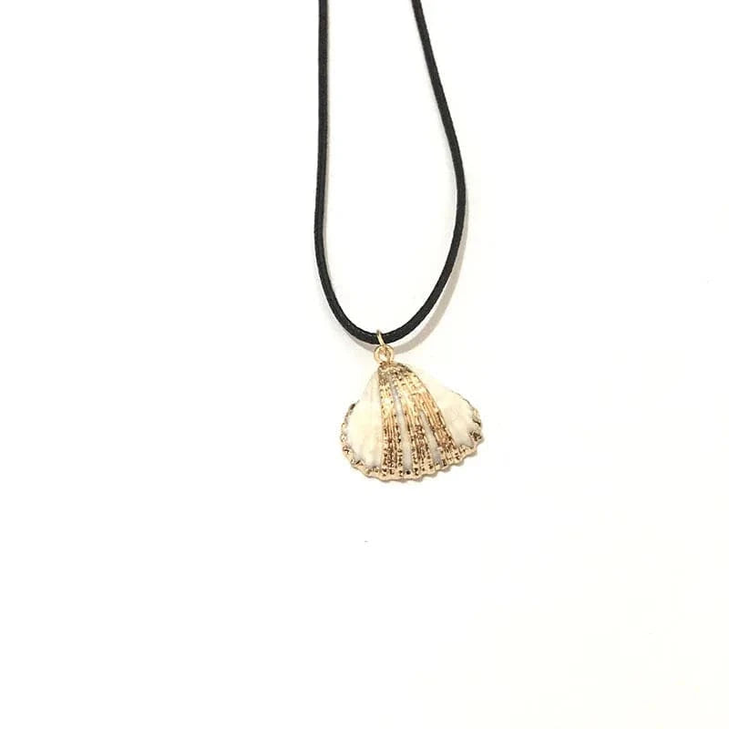 Fashion Hot Selling beach necklaces Natural Seashell Chokers Shell Scallop Pendant Boutique Necklace Jewelry for Women