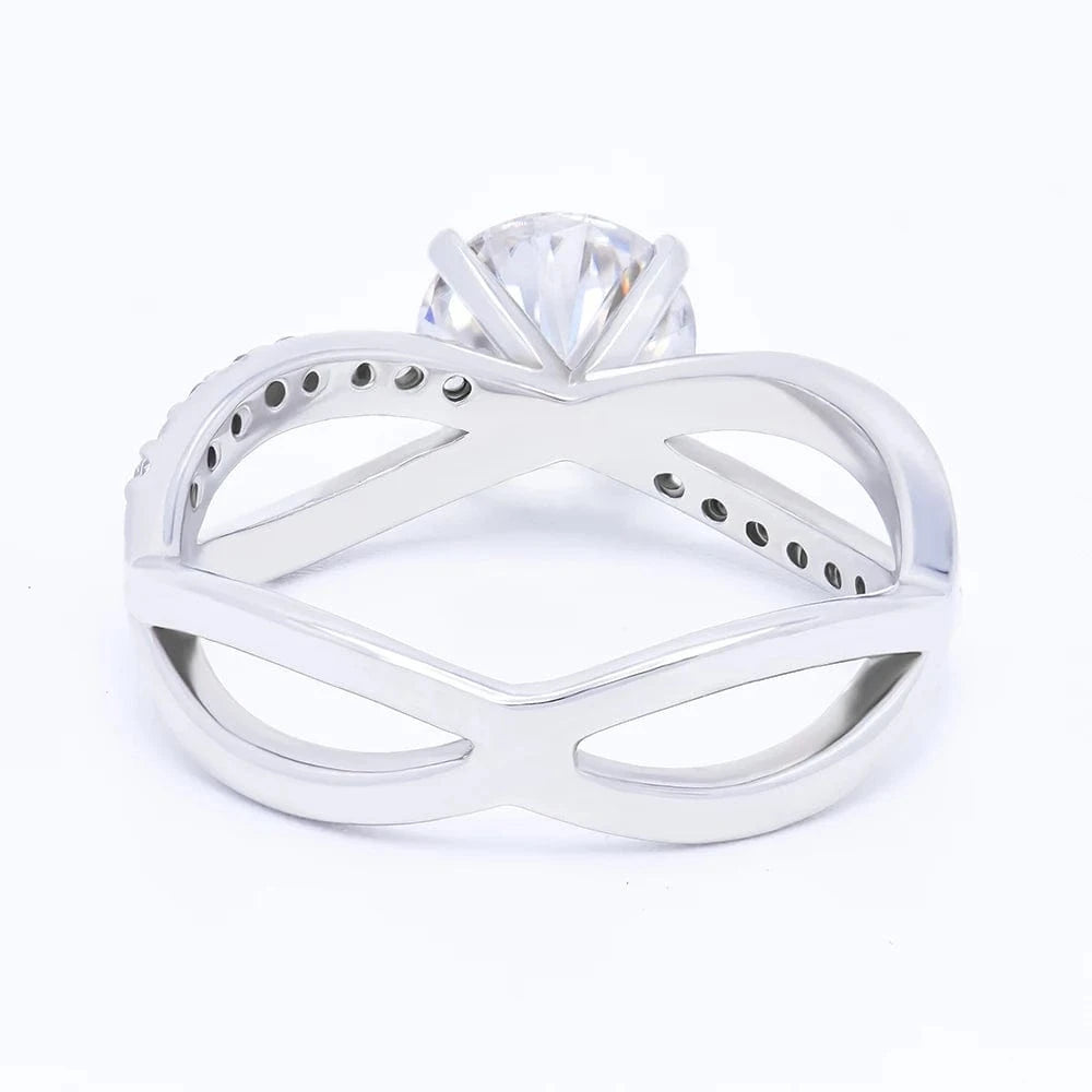 Fashion moissanite gemstone  lady's  ring  S925 fine  jewelry