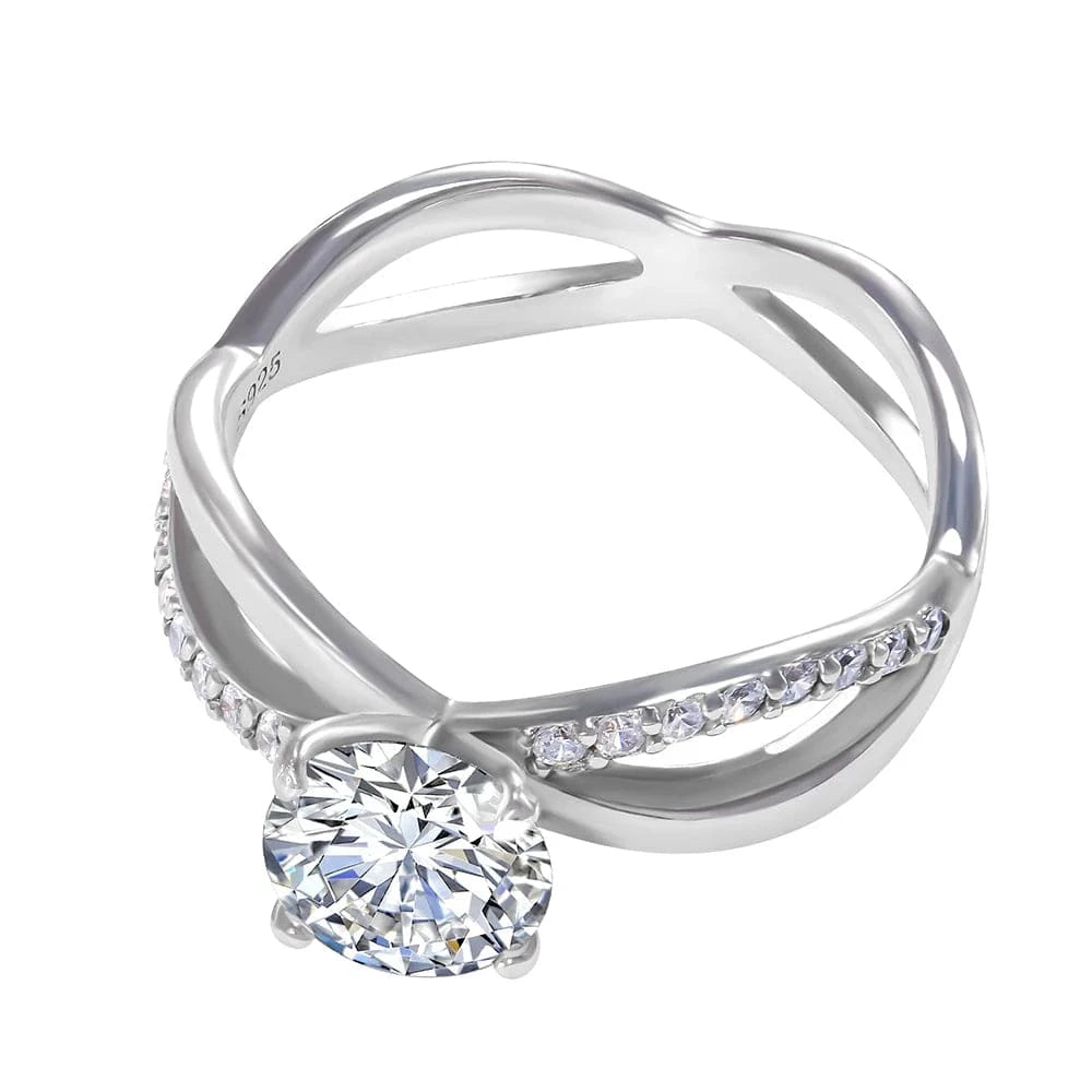 Fashion moissanite gemstone  lady's  ring  S925 fine  jewelry
