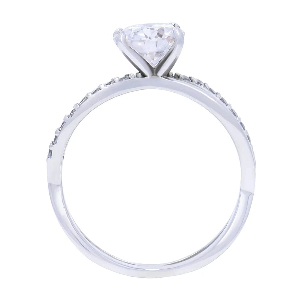 Fashion moissanite gemstone  lady's  ring  S925 fine  jewelry