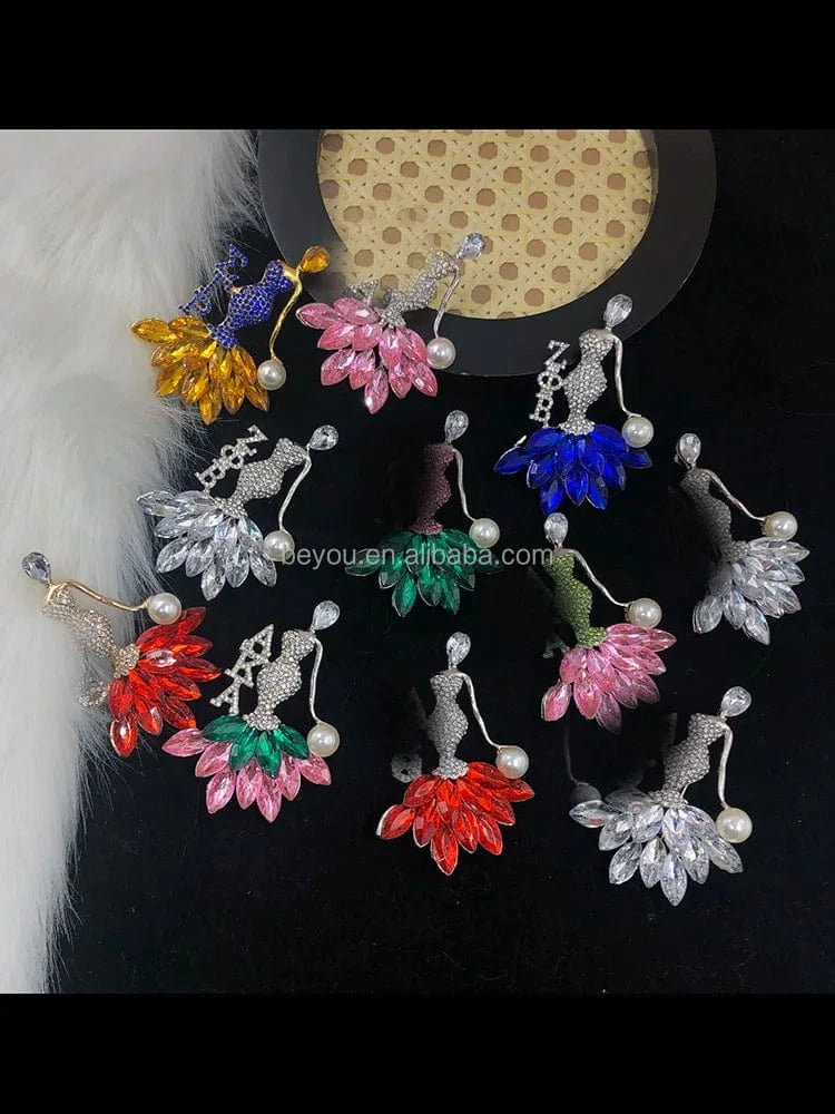 Fashion New Customized Clothing Sorority Pearl Brooch Graduation Gift Pearl SPR24 SPRING 24 Lapel Pin